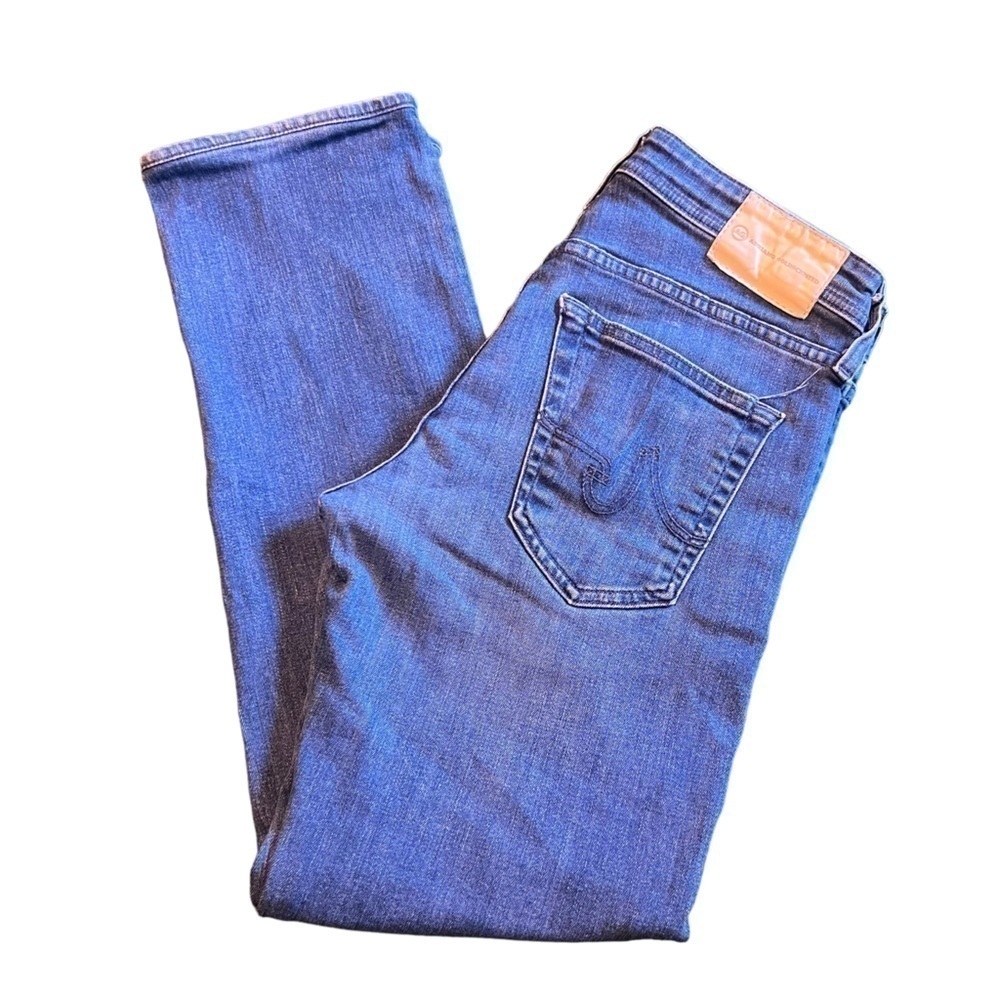 AG Adriano Goldschmied Women's Dark Blue Denim Jeans